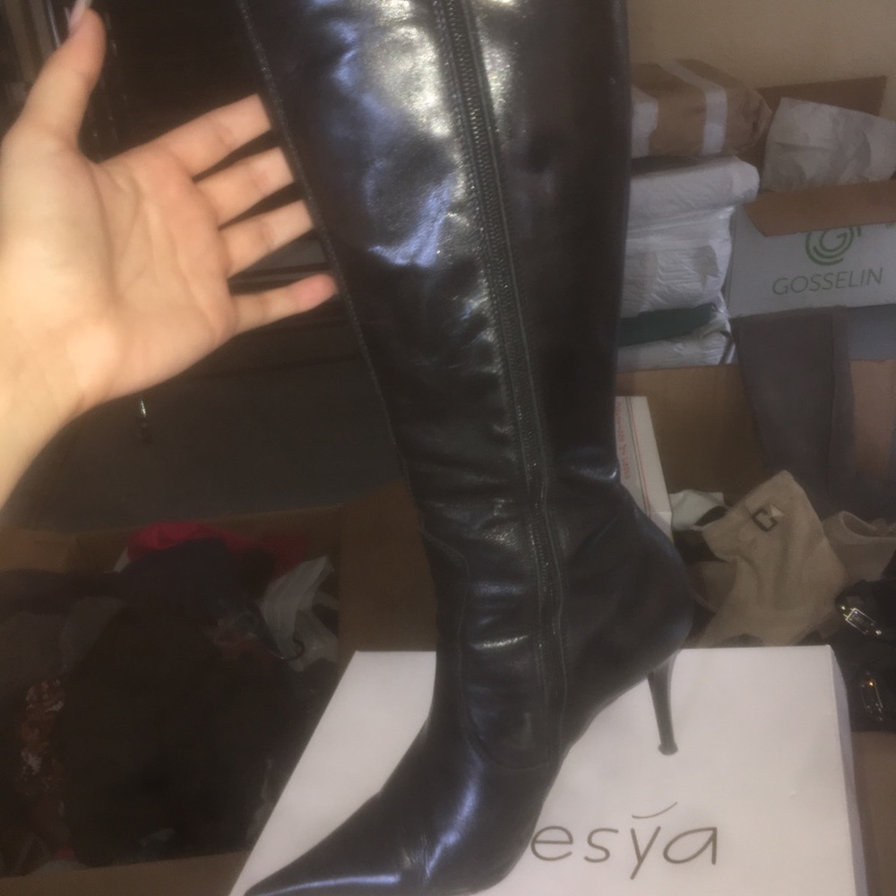 Italian made stiletto boots